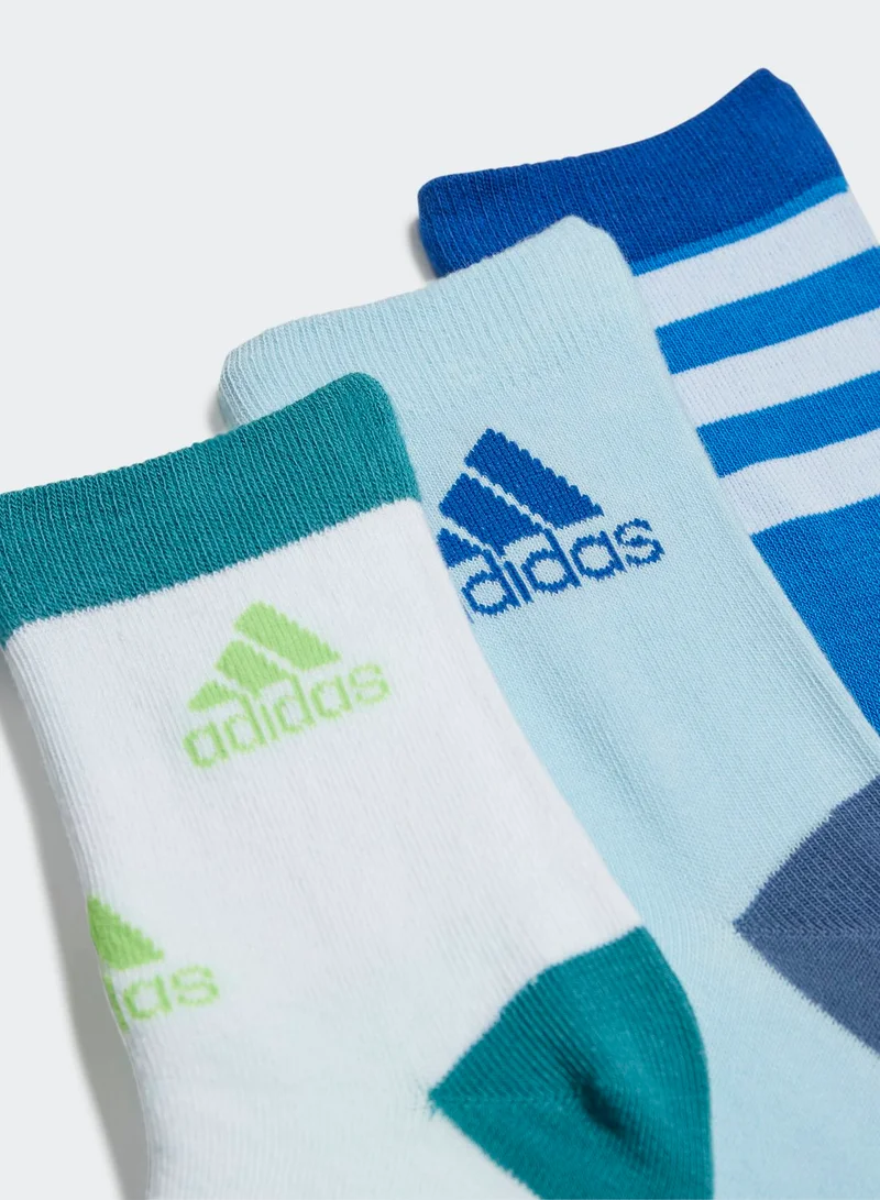 adidas مجموعة جوارب جرافيك مكونة من 3 ازواج