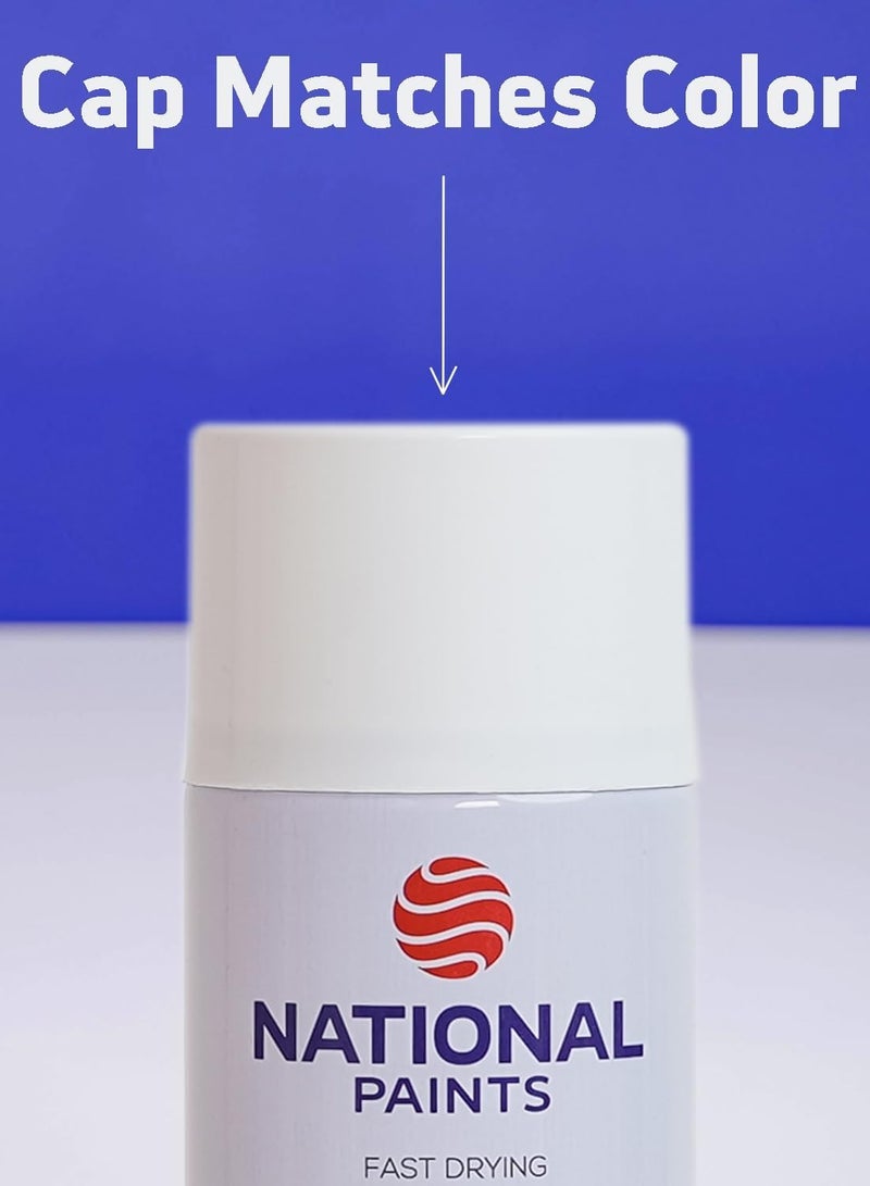 NATIONAL PAINTS National Paint Matt Clear 901 Acrylic Spray Paint 400ml – Transparent Matte Finish Protective Coating - Image 4