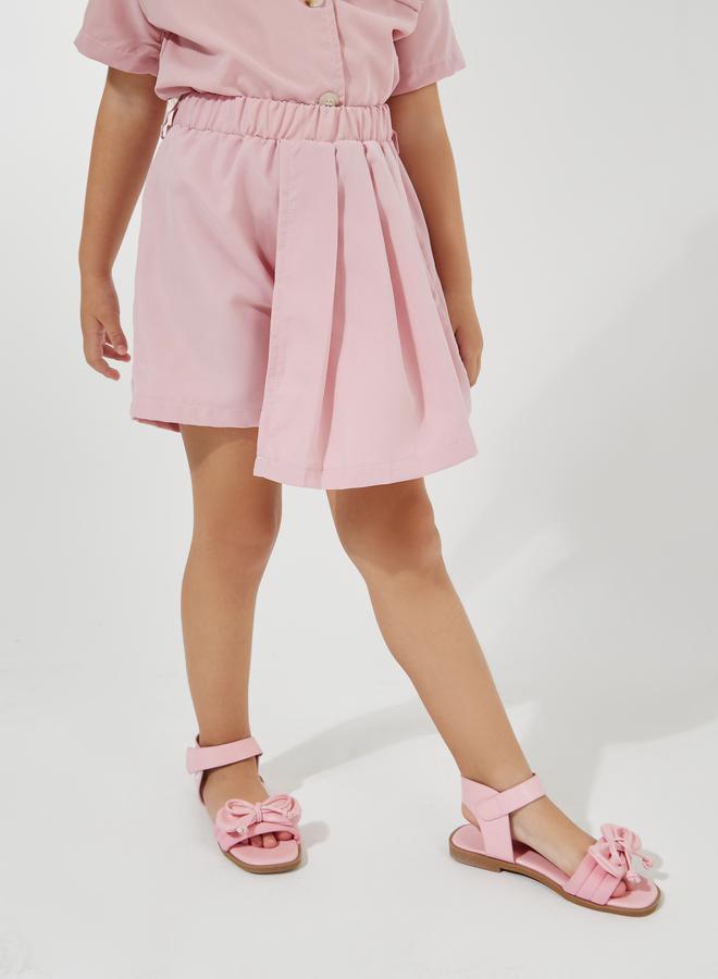 Styli Pack of 3 - Notch Collar Shirt, Pleated Skorts & Cap - Image 5