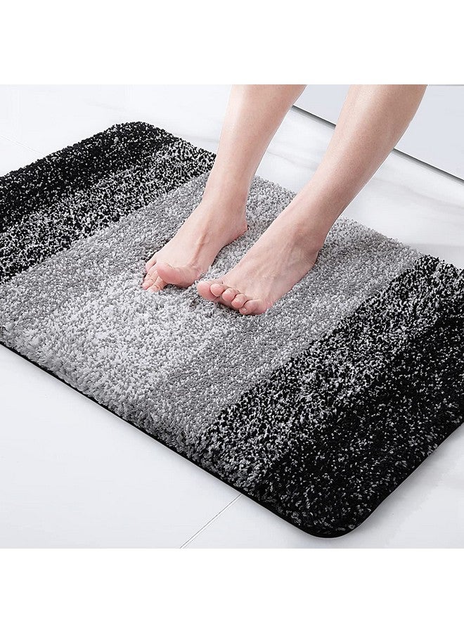 T Decore Door mats for Home Entrance Living Room | Anti Skid Doormats for Bathroom Entrance and Bedrooms | Main Door mats for Entrance (Black, 20 x 32 Inch) - Image 1