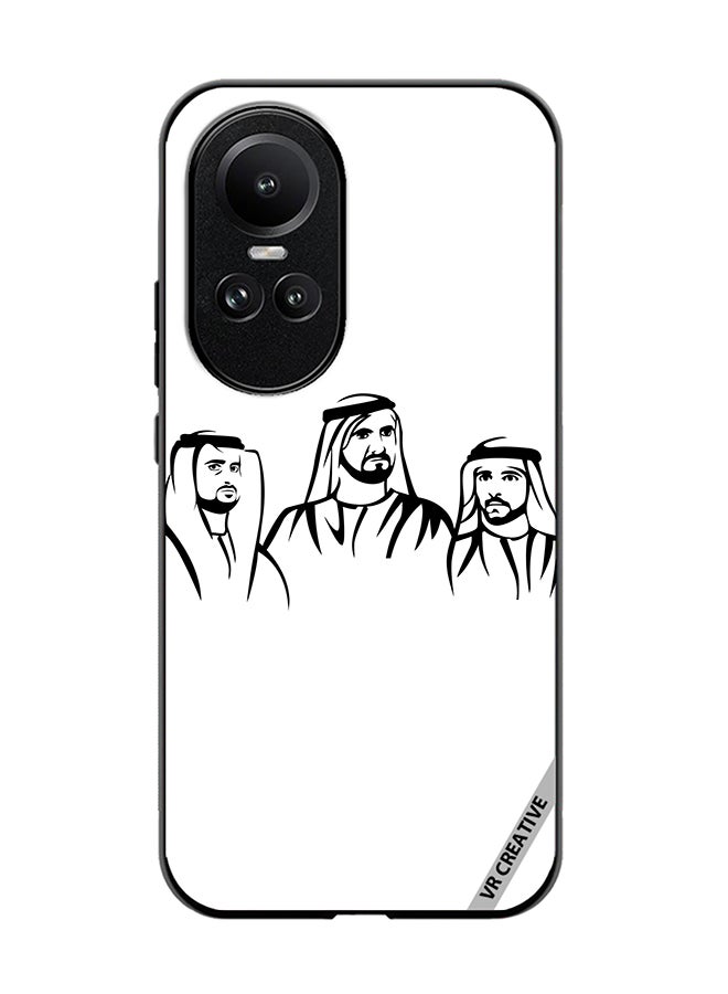 VR CREATIVE Protective Case Cover For Oppo Reno 10 Pro Sheikh Mohammed Bin Rashid Al Maktoum Design Multicolour - Image 1