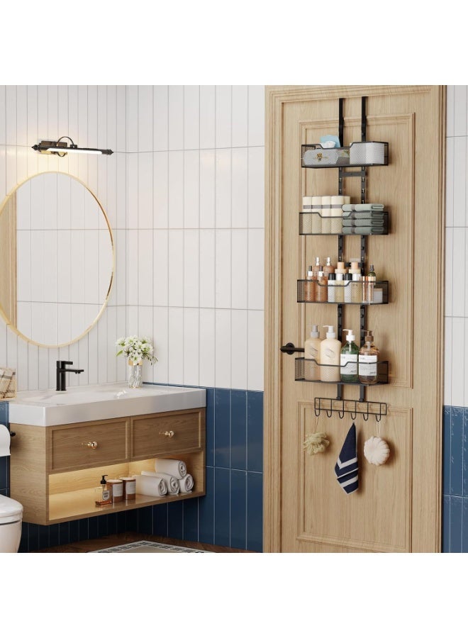 Forthcan Over The Door Purse Organizer, Adjustable 5-Hook Metal Handbag Storage Rack, Closet & Door Hanging Purse Holder - Image 5