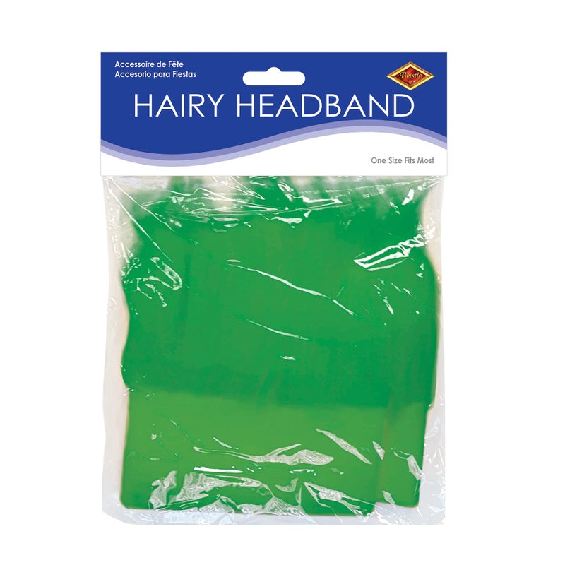 Beistle Green Hairy Headband - Image 5