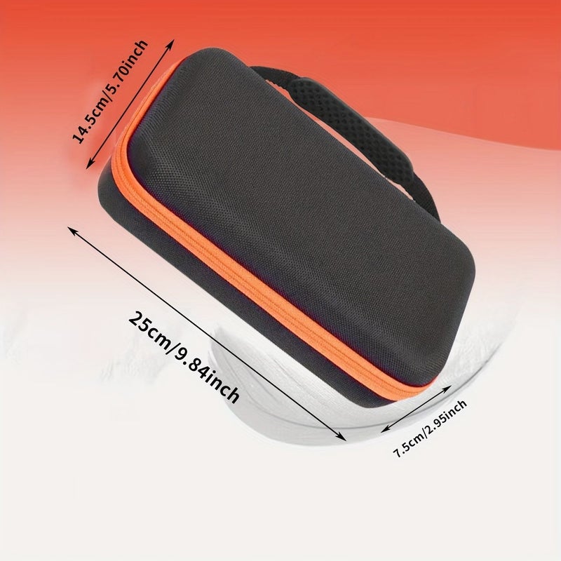 Empty Bag Only Wireless Microphone Case Portable Handheld Dual Microphone Storage Box for Singing Karaoke Travel Black - Image 2