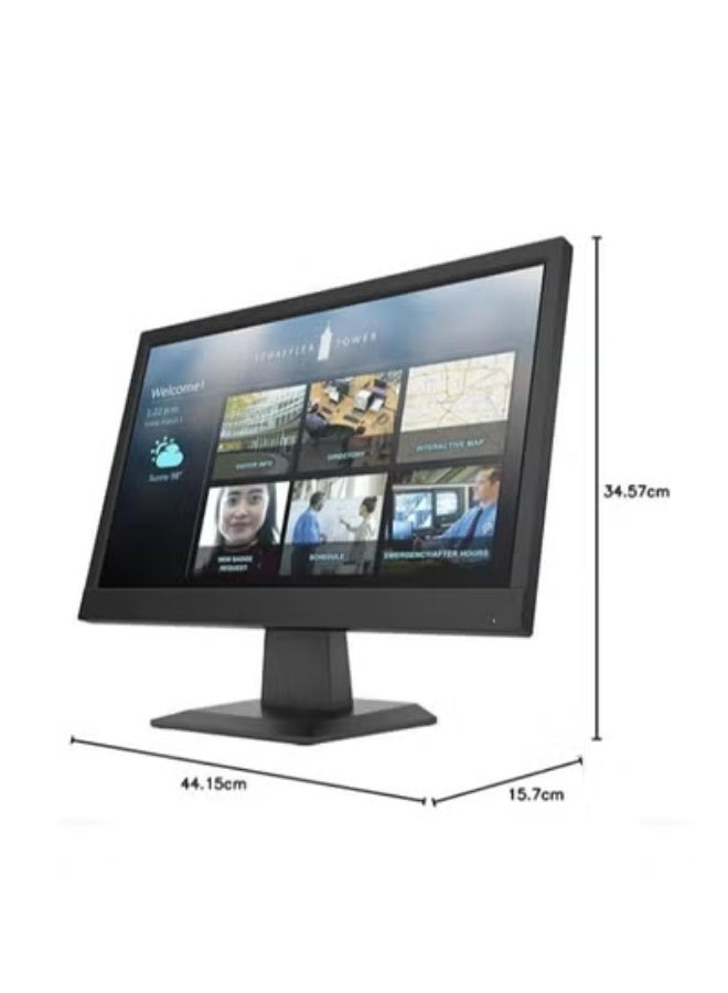 18.5 Inch HD LED Desktop Monitor, 1366x768 Display with HDMI and VGA Inputs for Office and Home Workspace - Image 3