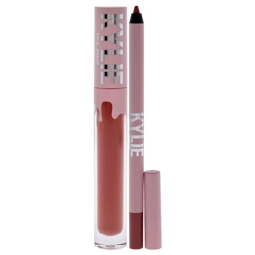 Kylie Matte Lip Kit 505 Autumn by Kylie Cosmetics for Women 2 Pc 010 oz Matte Liquid Lipstick 003 oz Lip Liner - Image 3