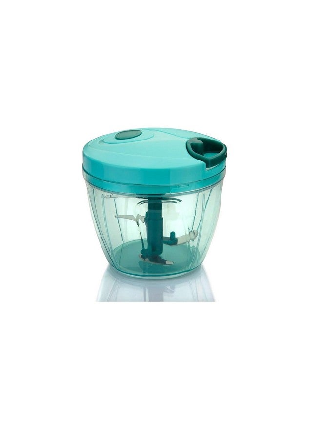 Emergity Plastic Manual Vegetable Chopper for Kitchen, Vegetable Cutter for Kitchen, Onion Cutter, Onion Chopper (Multi Colour) (750 ml) - Image 1
