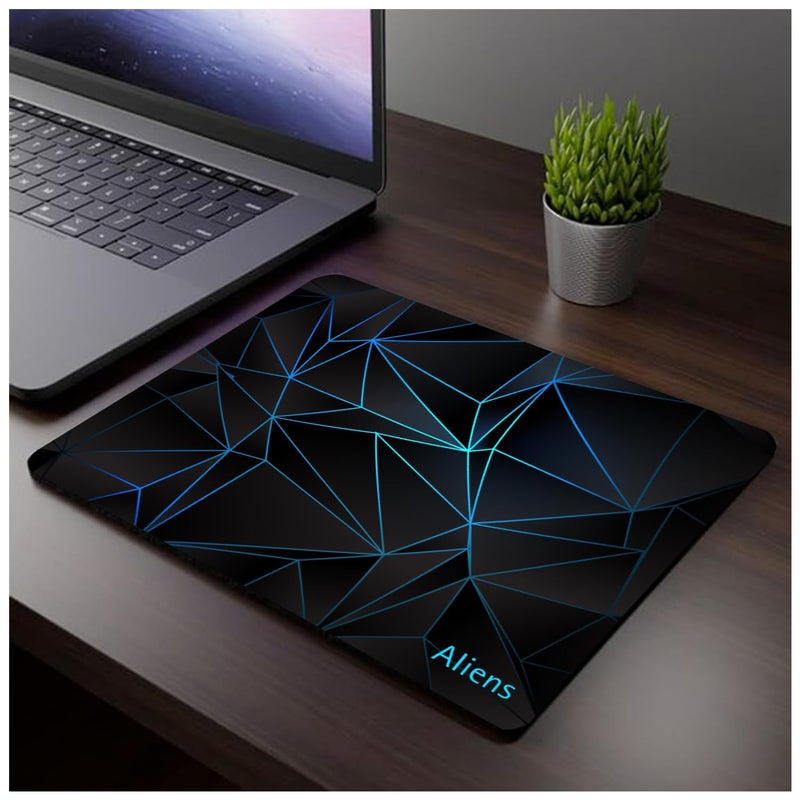 Aliens Mouse Pad for Computer, Laptop, Smooth Premium Cloth Surface, Non-Slip Rubber Base, Speed and Precision Operation Compatible with Laser and Optical Mouse, Gaming, Office, Home 230x190mm (3D-01) - Image 5