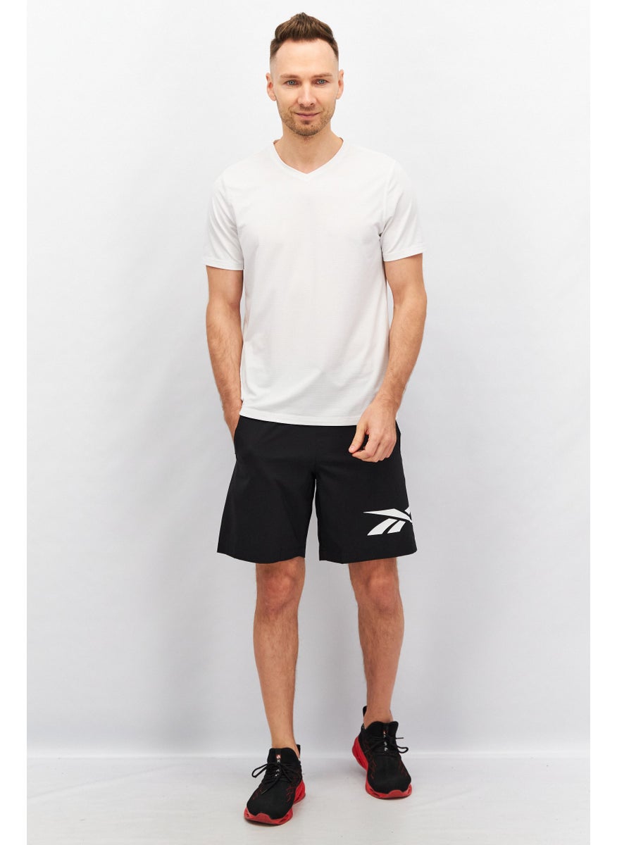 Reebok Men Sportswear Fit Drawstring Short, Black  - Image 4
