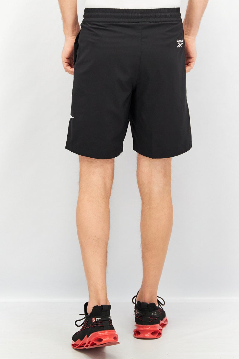 Reebok Men Sportswear Fit Drawstring Shorts, Black - Image 2