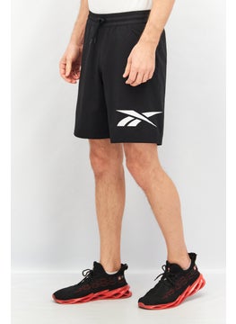 Reebok Men Sportswear Fit Drawstring Short, Black  - Image 3