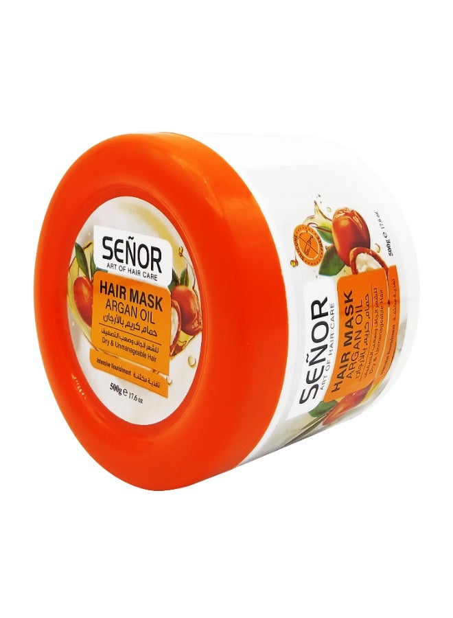 Senor Conditioning Hair Mask With Argan Oil - 500g - Image 4