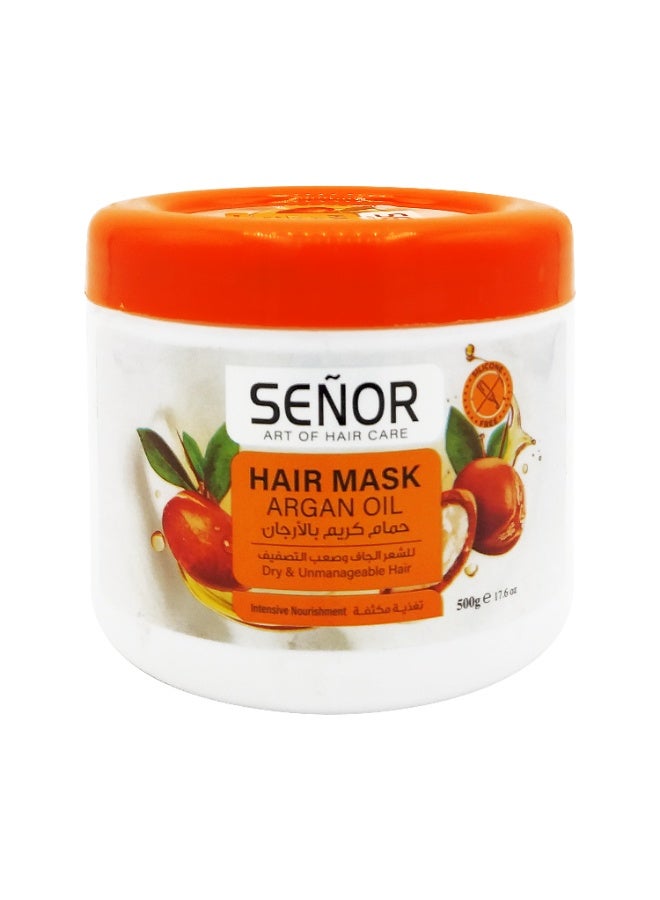 Senor Conditioning Hair Mask With Argan Oil - 500g - Image 1