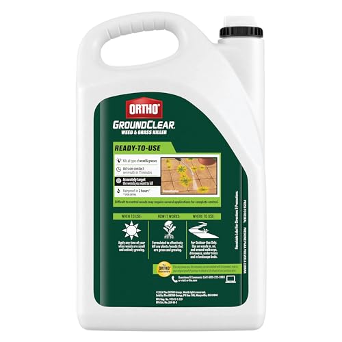 Ortho أورثو جراوند كلير لإعادة تعبئة قاتل الأعشاب والنجيل، يقضي على الهندباء، والأعشاب الضارة، وعشب البحر، والطحلب والمزيد في الفناءات والمناظر الطبيعية، مدرج في OMRI، 1 جالون. - Image 2