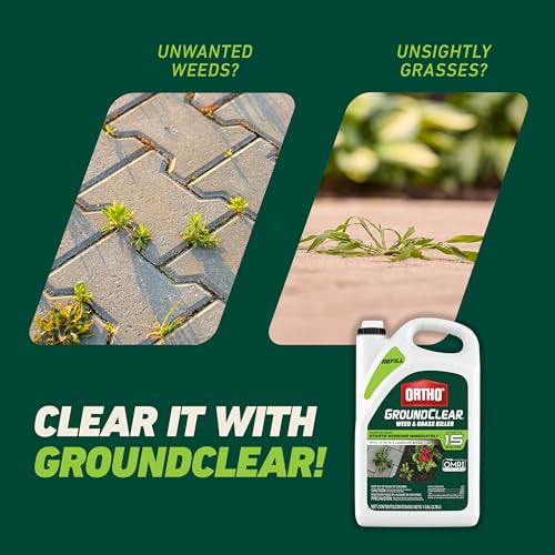 Ortho أورثو جراوند كلير لإعادة تعبئة قاتل الأعشاب والنجيل، يقضي على الهندباء، والأعشاب الضارة، وعشب البحر، والطحلب والمزيد في الفناءات والمناظر الطبيعية، مدرج في OMRI، 1 جالون. - Image 3