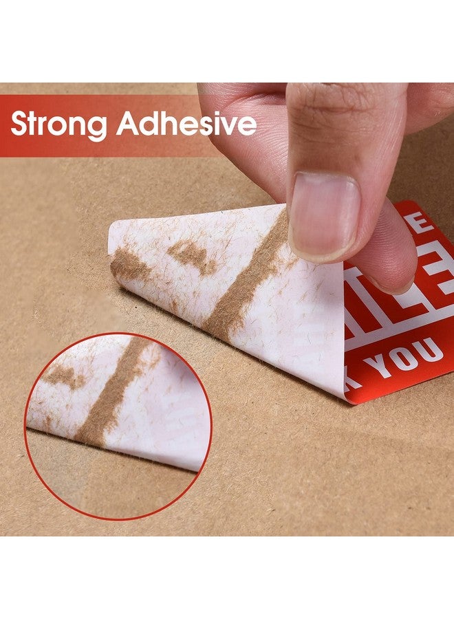 باسيفيك ميلر ملصقات هشة للشحن بمقبض 3 بوصة × 5 بوصة بعناية ملصقات هشة ملصقات شحن إجمالي 100 ملصق لكل لفة - Image 5