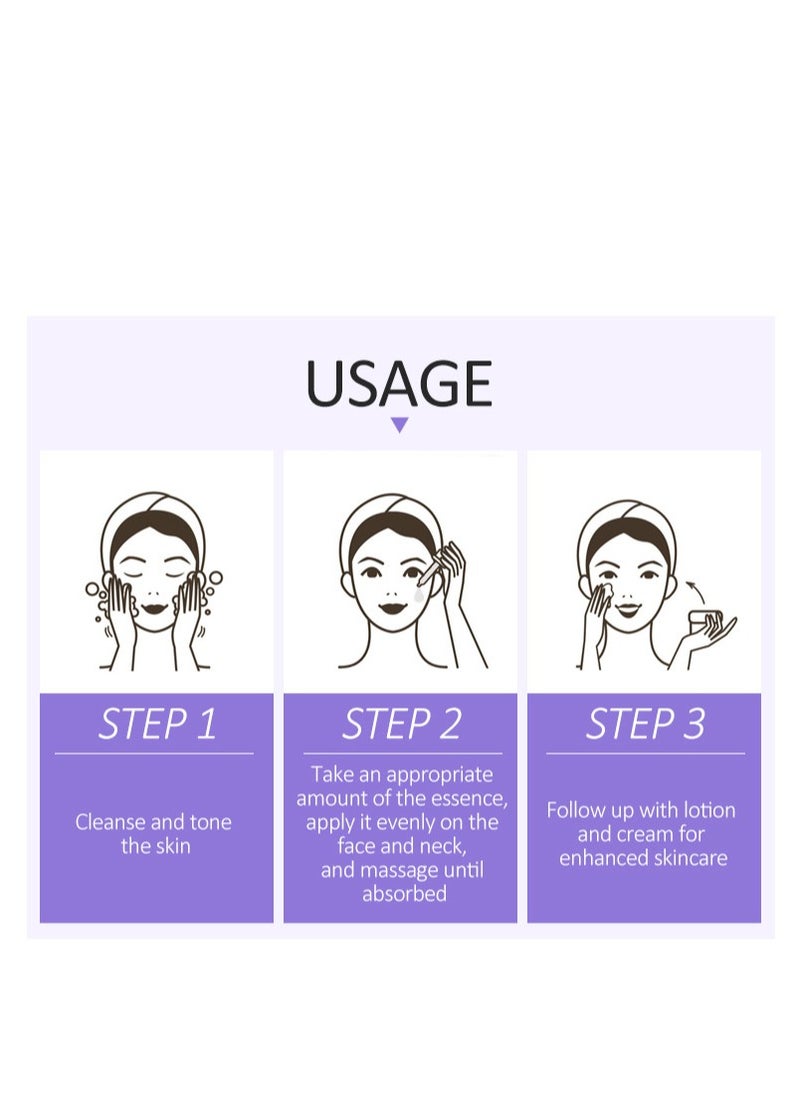 JoyPretty - Collagen Serum For Face, Moisturizing Anti-Wrinkles Essence, Skin Brightening, Reduces Fine Lines & Wrinkles, Dark Spot Remove & Skin Brightening, Serums For Skin Care, 1.35 Fl Oz - Image 1
