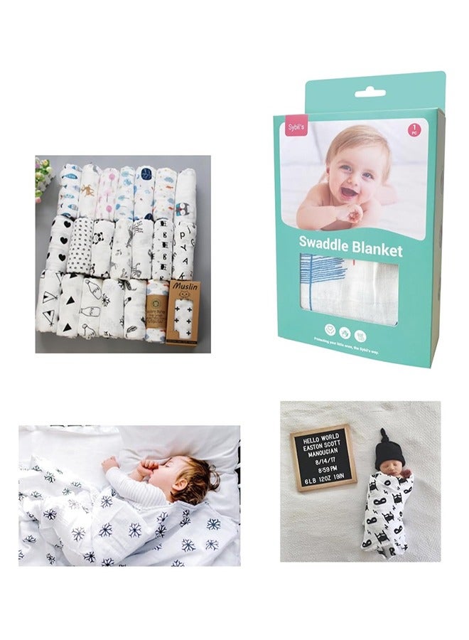 Sybil's Baby Swaddle Blanket Wrap Sleep Sack, 0 - 3 Months - Image 2