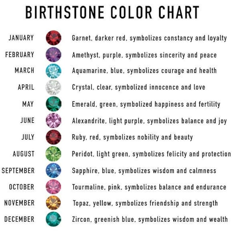وايت بيرتش Fit Pandora Charm Bracelet All Month Birthstone Best Birthday Gifts for Women and Girls DIY Jewelry - Image 3