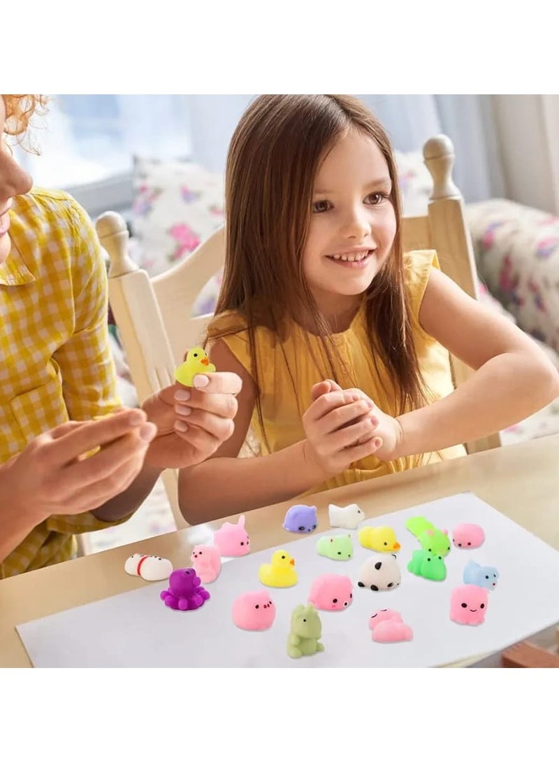 Eotia 20PCS Kawaii Mochi Squishy Toys – Cute Mini Animal Stress Relief Toys for Kids u0026 Adults | Cat u0026 Unicorn Squeeze Toys for Party Favors, Goodie Bags u0026 Sensory Fun - Image 4