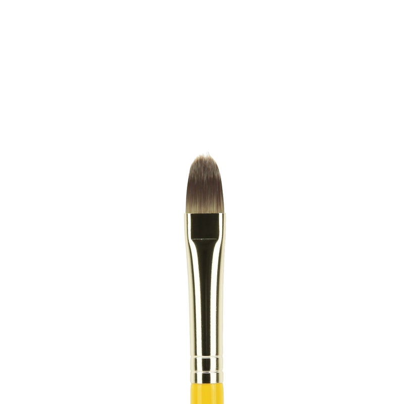 Bdellium Tools Professional Makeup Brush - 936 Concealer - Short Wooden Handle for Convenient Travel, For Blending Concealer (Yellow, 1pc) - Image 2