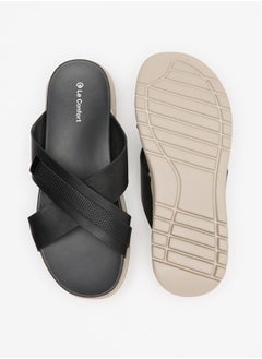 Le Confort Men Cross Strap Slip-On Sandals  - Image 4