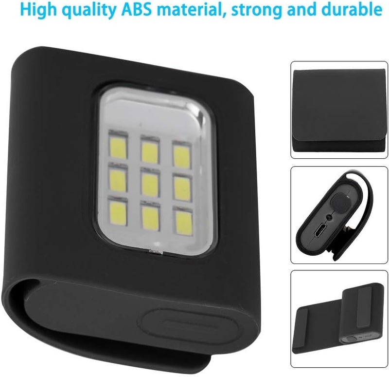 Magnetic USB Charging Safety Light COB LED Chest Lamp for Running Camping Emergency - Image 5