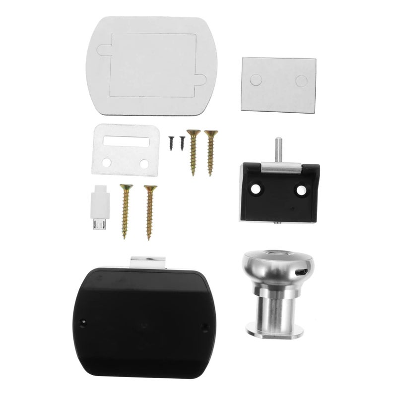 One USB Fingerprint Drawer Lock Smart Keyless Access for Home Office Easy Install - Image 2