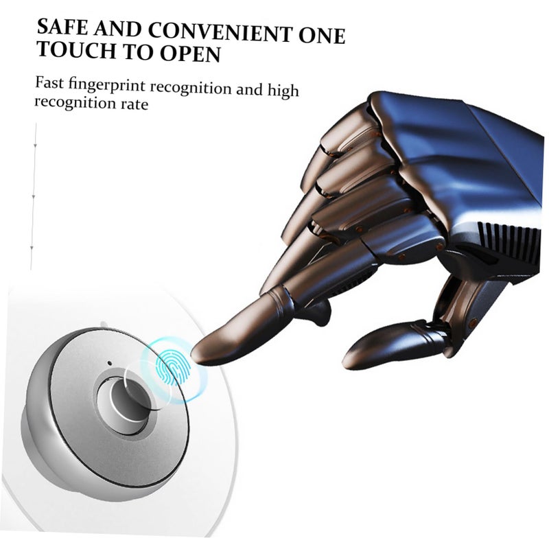 One USB Fingerprint Drawer Lock Smart Keyless Access for Home Office Easy Install - Image 4