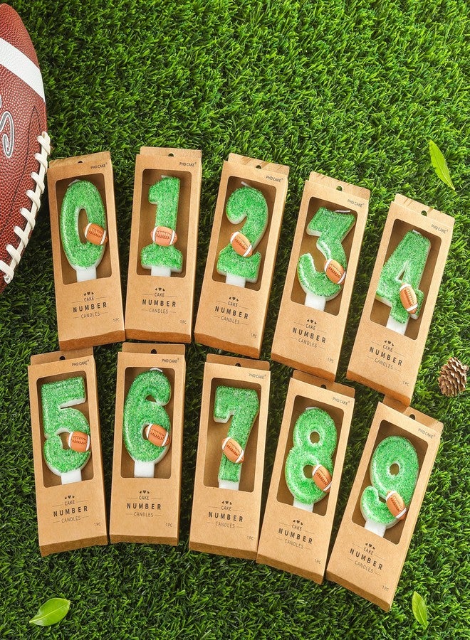 PHD CAKE 2.76 Inch Number 1 Football Birthday Candles, Football Themed Number Candles, Party Celebration - Image 3