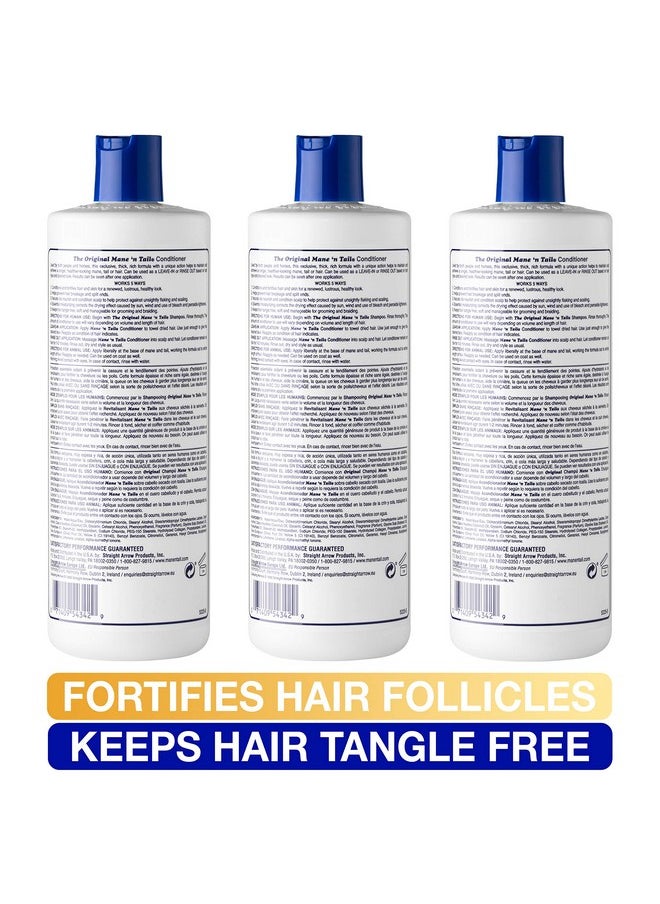 Mane 'n Tail Mane 'n Tail Original Formula For Thicker Fuller Hair 16 oz (3 Pack Conditioner)  - Image 4