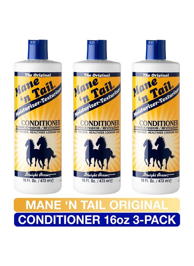 Mane 'n Tail Mane 'n Tail Original Formula For Thicker Fuller Hair 16 oz (3 Pack Conditioner)  - Image 3