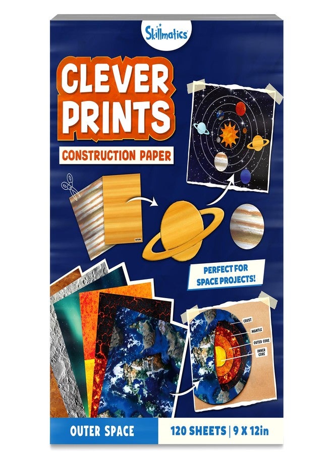 Skillmatics Space Construction Paper for Kids - STEM DIY Craft Activity - Image 1