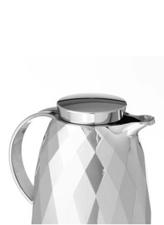emsa EMSA German Thermos Oberg Diamond Chrome Wavy Luxury Design 1 Liter Capacity  - Image 2