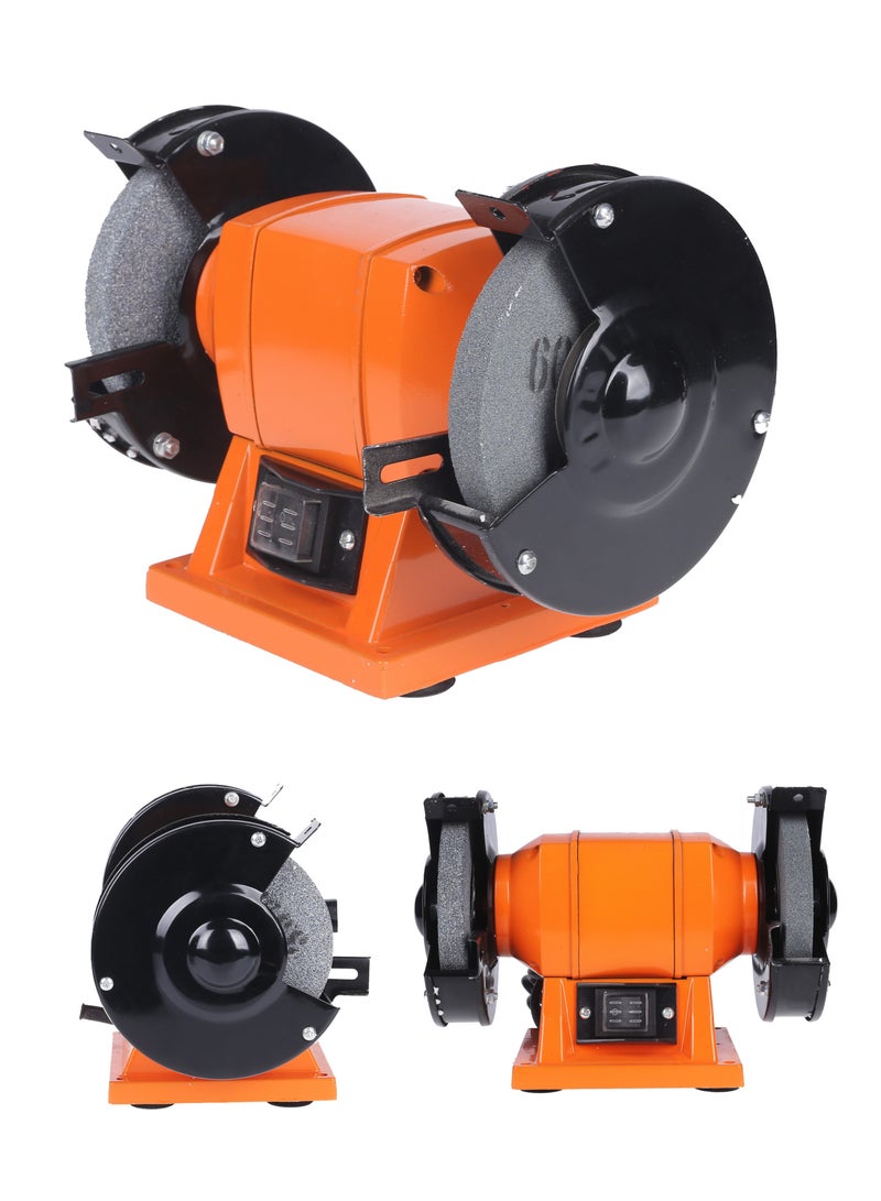 LAWAZIM مطحنة مقاعد ثقيلة - 8 بوصة - 350 وات برتقالية - Image 1