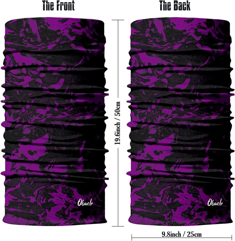 Obacle Seamless Face Mask Rave Bandana Men Women for Dust Sun Wind Protection - Image 3