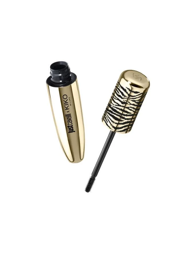 Kiko Milano  Just Cavalli X Kiko Milano Maxi-Mod Mascara Rebel Edition 03 Jaguar Black for Women | Best Price UAE
