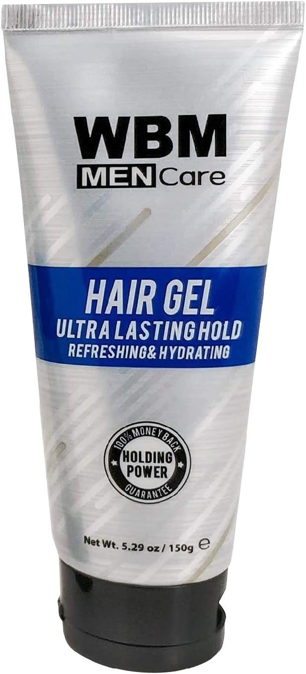 WBM Care Men Styling Hair Gel  Refreshing  Hydrating  for All Hair Types 529 oz