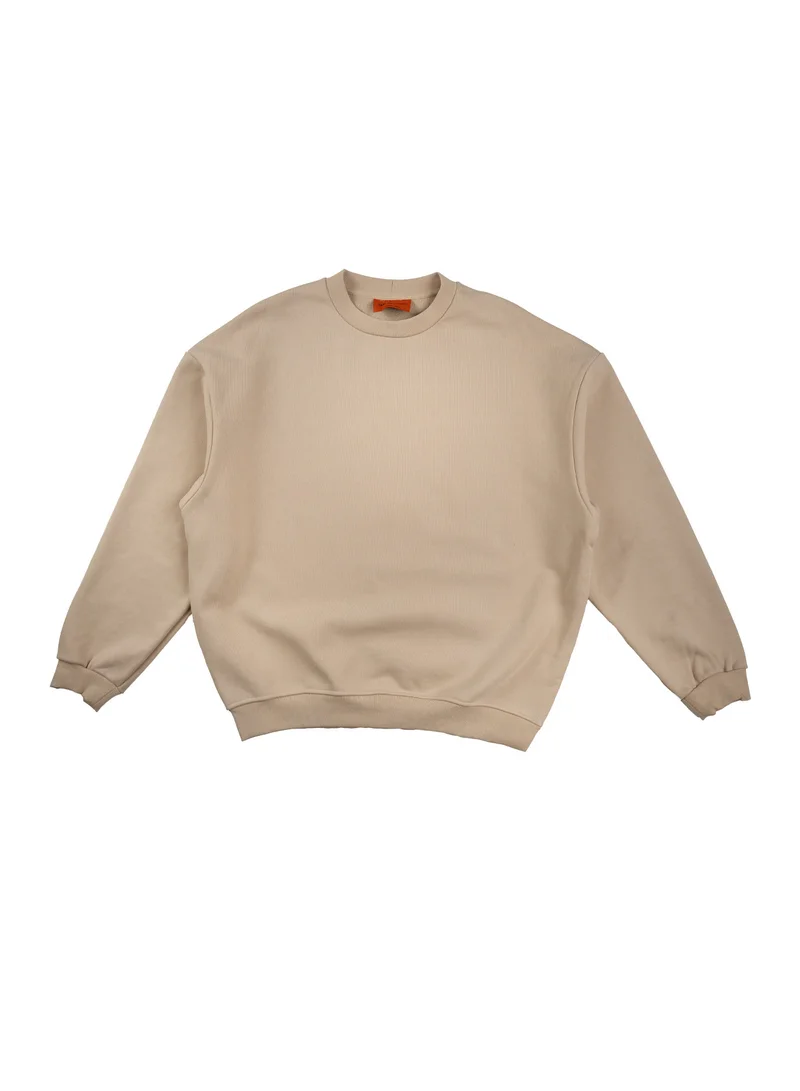 Tanjim Squad TS PLAIN SWEATSHIRT-BEIGE