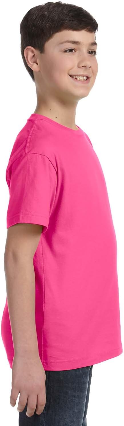 LAT Youth Fine Jersey TShirt Small HOT Pink - Image 4