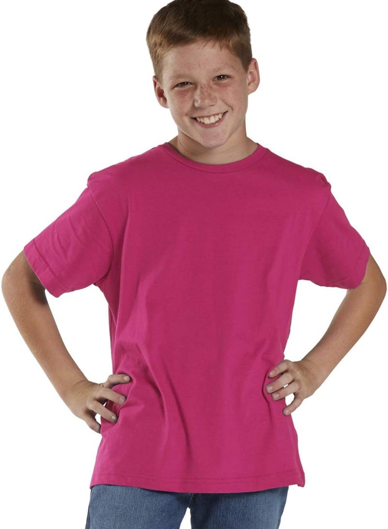 LAT Youth Fine Jersey TShirt Small HOT Pink - Image 2