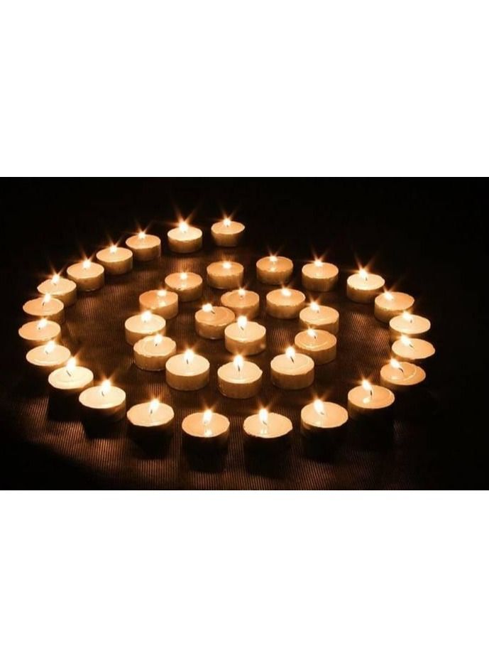 Marrkhor 100-Piece Tea Light Candle Set - Image 3