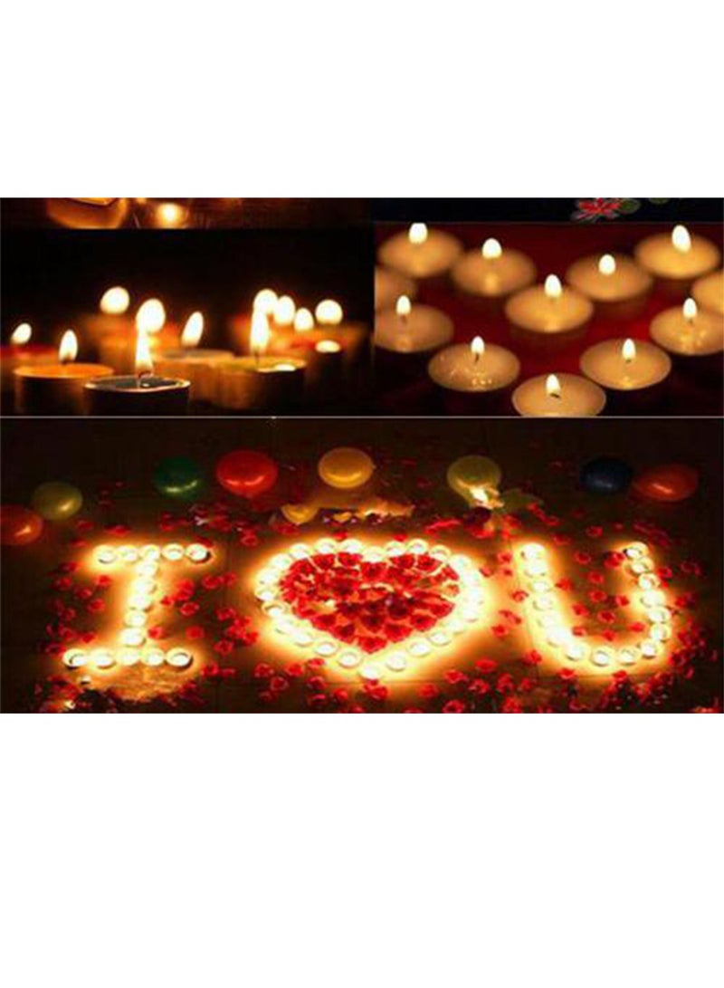 Marrkhor 100-Piece Tea Light Candle Set - Image 2