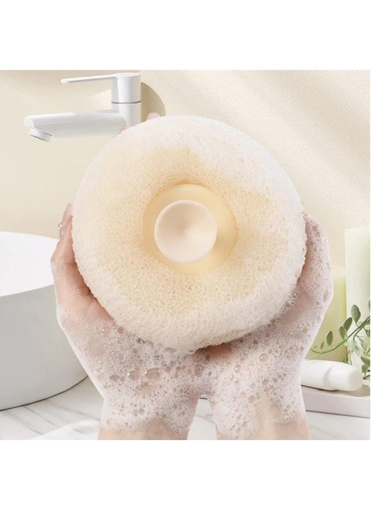 ليفة استحمام ناعمة بمقبض مريح – لتقشير وتنظيف الجسم بلطف | ألوان متعددة جذابةليفة استحمام  تنظيف البشرة  تقشير الجسم  بشرة ناعمة  ليفة ناعمة  ليفة بمقبض  أدوات استحمام - Image 1