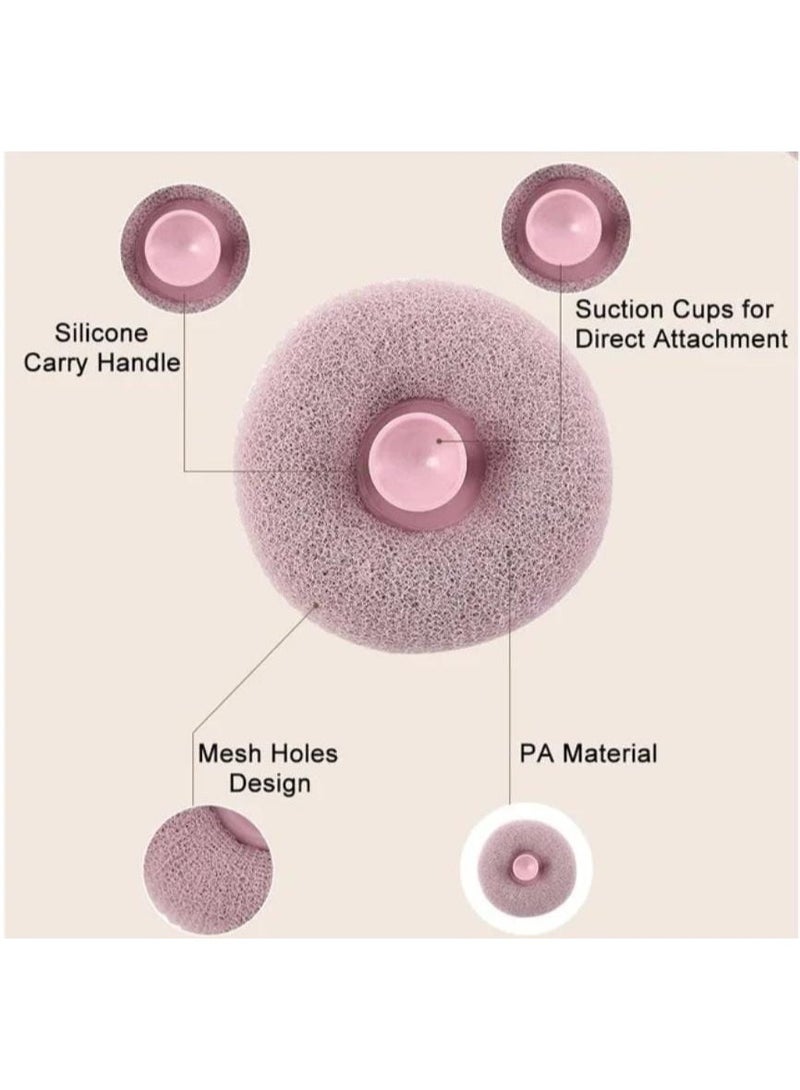 Soft Bath Sponge with Comfortable Handle – Gentle Body Exfoliation & Cleansing | Available in Multiple Attractive Colors - Image 2