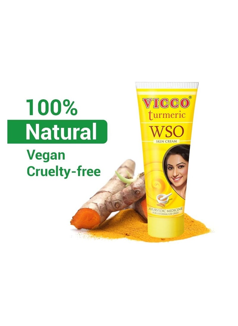 VICCO This luxurious cream melts into your skin and its magic starts from within. ; Prevents pimples, acne, scratches and wounds. Rejuvenates and refreshes the skin from the inside, leaving it soft and supp 