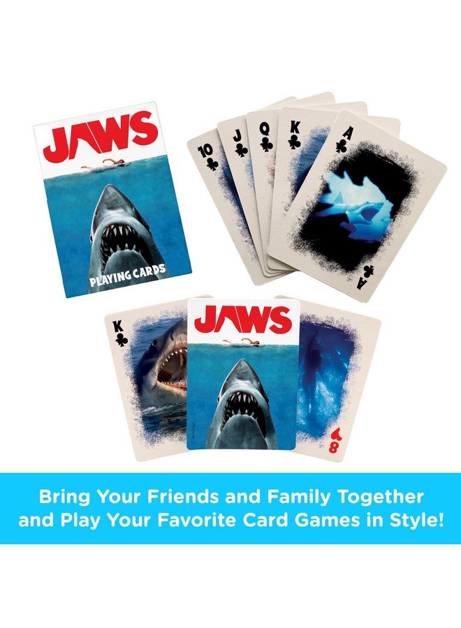 AQUARIUS Jaws Playing Cards - Jaws Themed Deck of Cards for Your Favorite Card Games - Officially Licensed Jaws Merchandise & Collectibles, 2.5 x 3.5 - Image 2