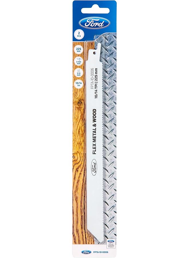 فورد 10 14 شفرات منشار ترددي Tpi 225 مم Fpta 10 0006 2 قطعة - Image 1