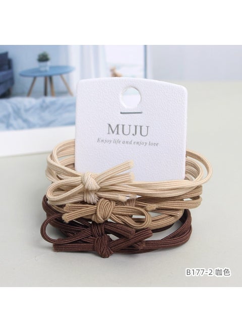 Elastic 2-in-1 Coffee Tone Knot 2# Brown