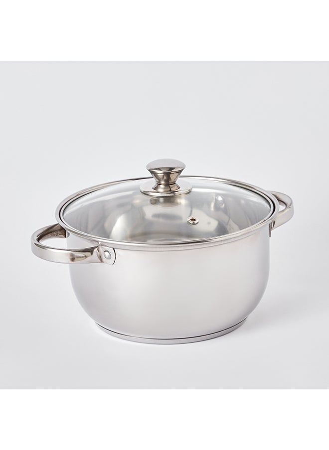 Stilo Stainless Steel Casserole with Lid - 22 cm - pzsku/Z9DD57CC1DC2D87B18577Z/45/_/1739445588/a97f33e2-2caf-44a7-a9bd-ccdcf97fcb8f